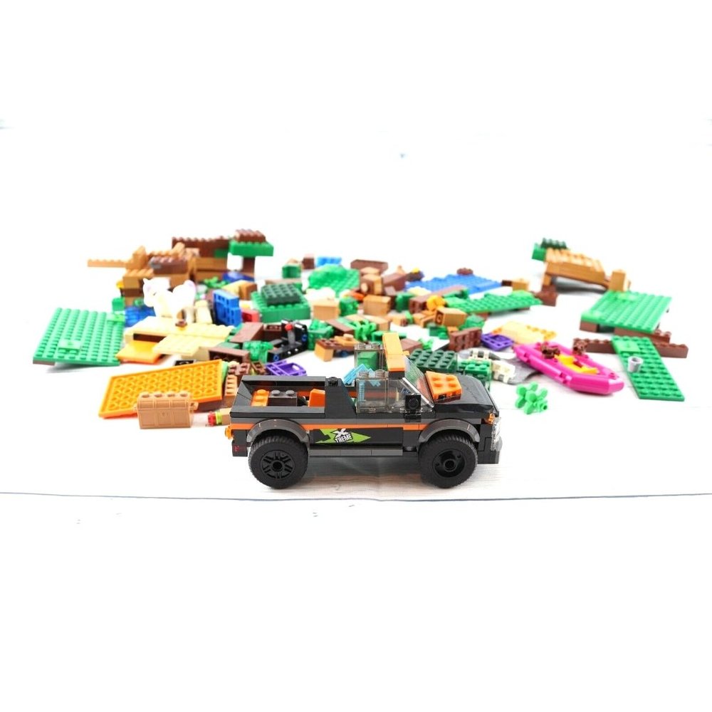 2 lbs. Lot of Lego Bricks Blocks with Lego City 4x4 Truck 60085